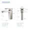 Kibi Blaze Single Handle Bathroom Vanity Sink Faucet with Pop Up Drain C-KBF1017BN-KPW100BN - alternate 6